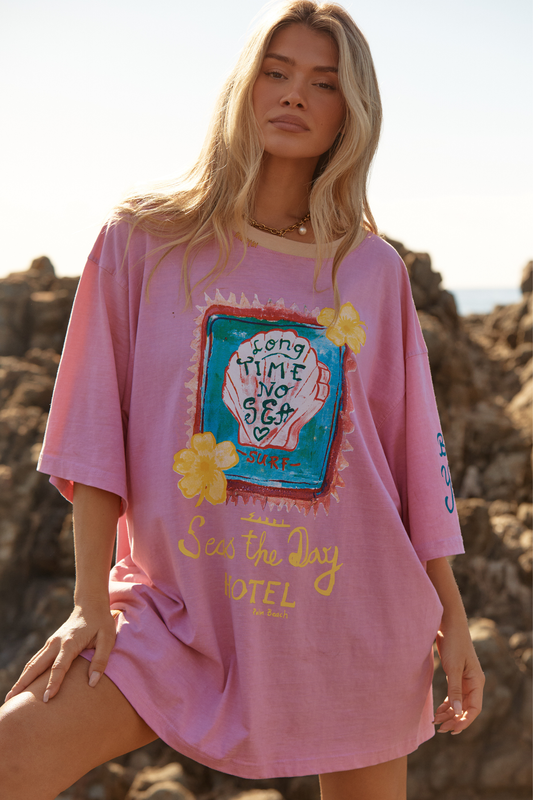 The Very Oversized Seas The Day Hotel Tee