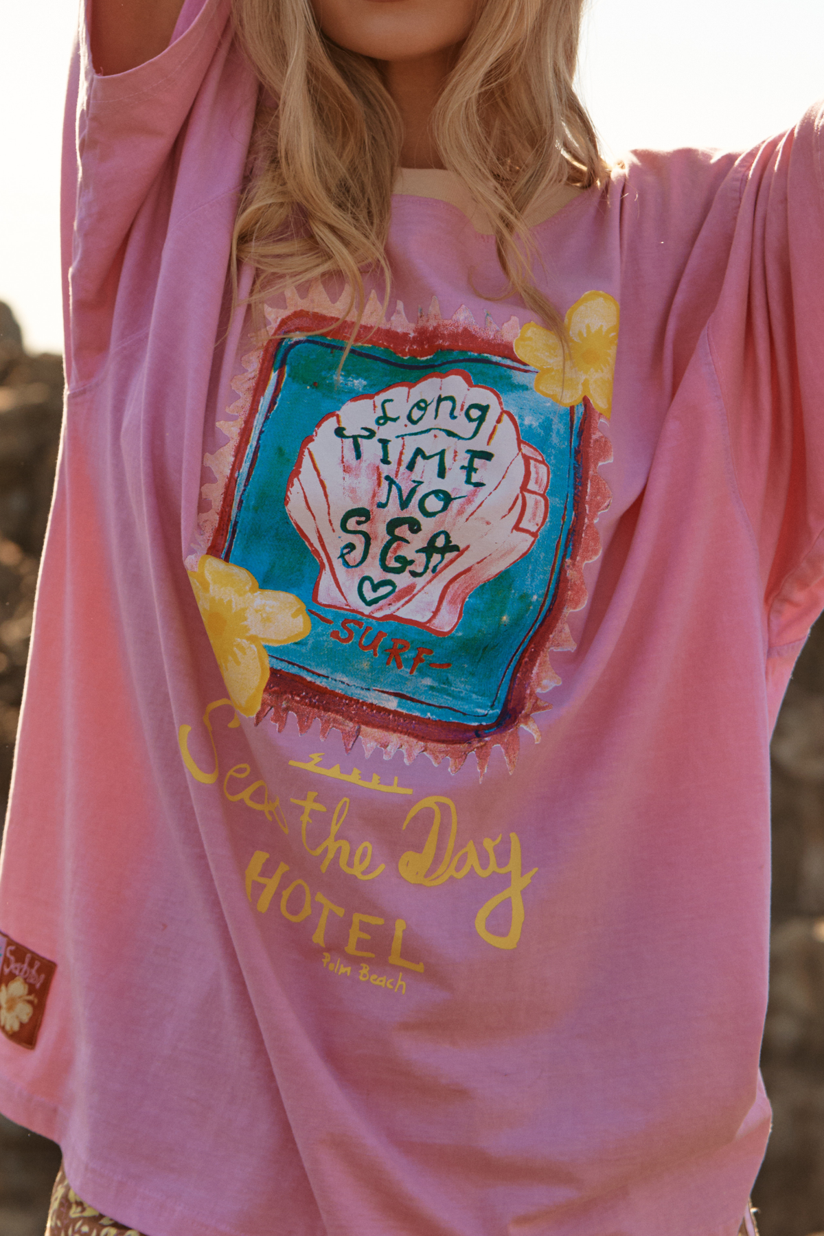 The Very Oversized Seas The Day Hotel Tee