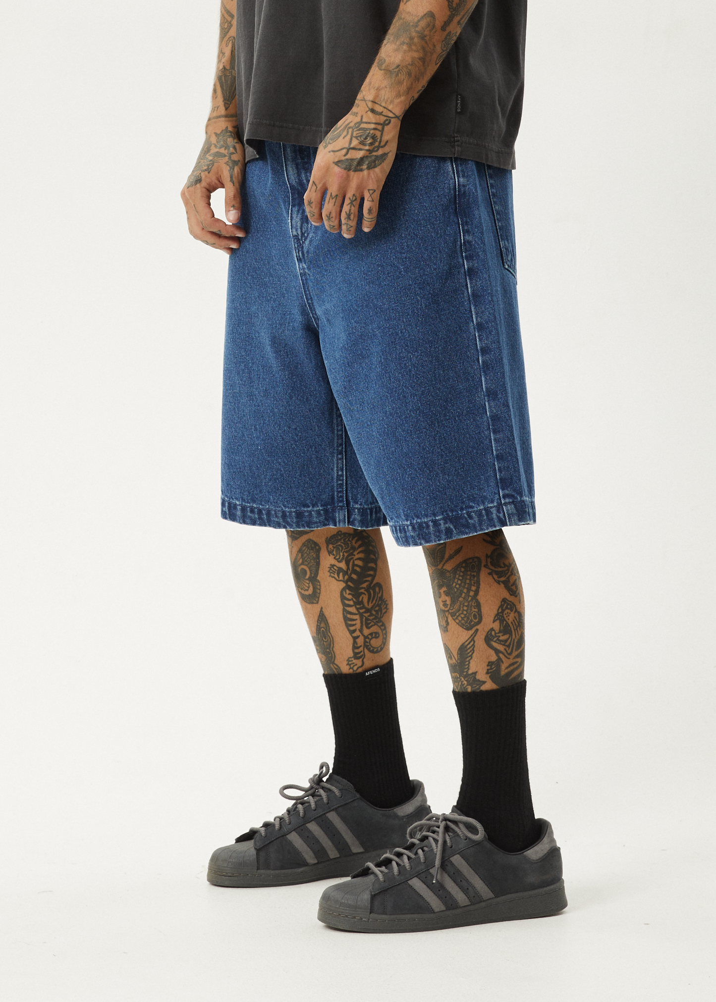 Lil C Denim Baggy Fit Short 22 Inch