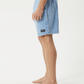 The Dopamine Organic Swim Short 18 Inch Blue Acid Wash