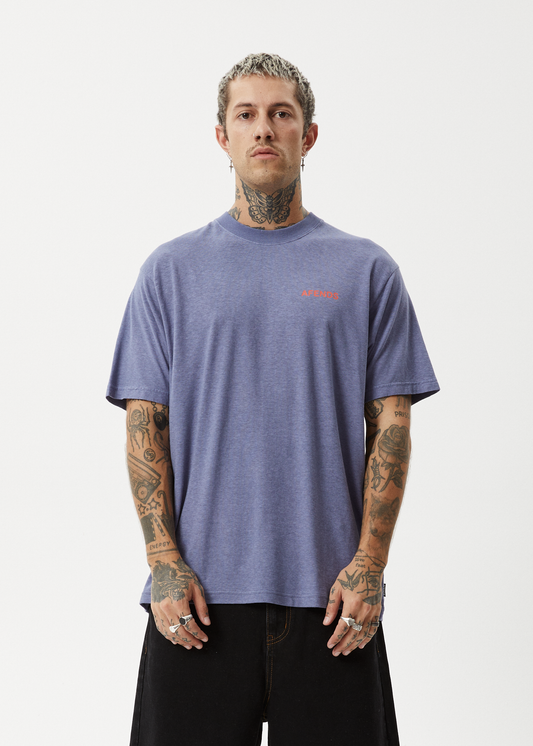 Staple Hemp Boxy Fit Tee Washed Marlin