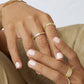 Eros Gold Textured Ring