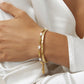 Helios Gold Cuff Bracelet