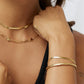Sylvia Gold Snake Chain Bracelet