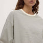 Malone Stripe Wide Sleeve Tee