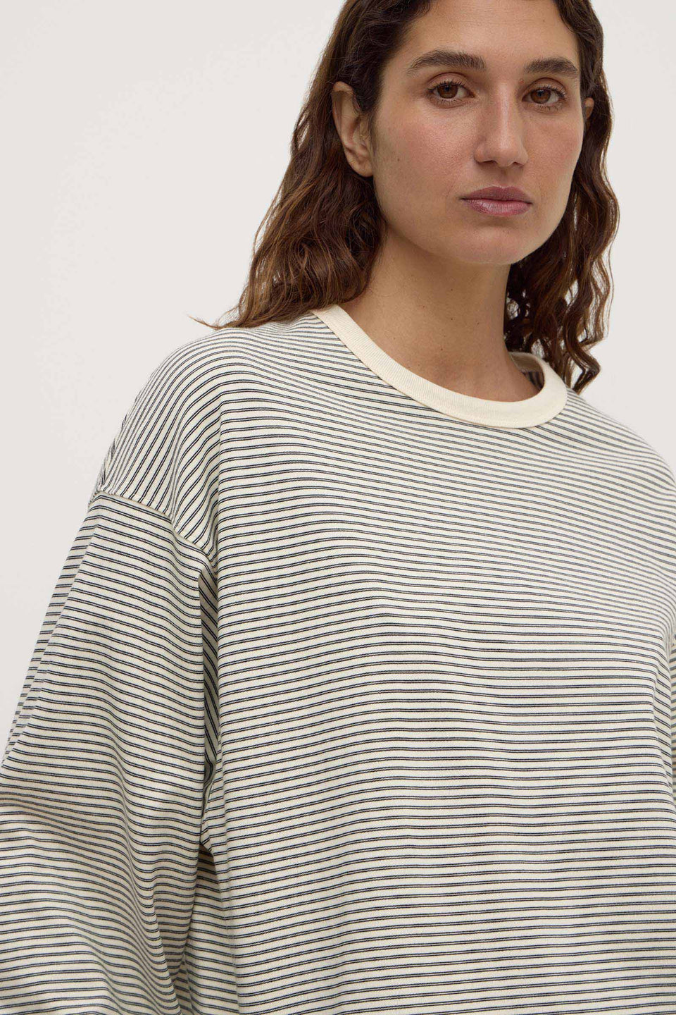 Malone Stripe Wide Sleeve Tee