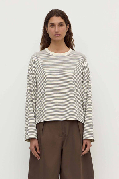 Malone Stripe Wide Sleeve Tee