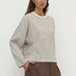 Malone Stripe Wide Sleeve Tee