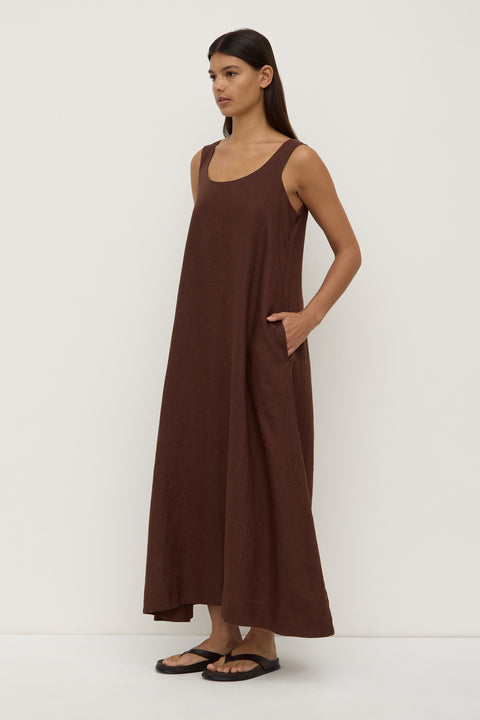 Maree Linen Midi Dress