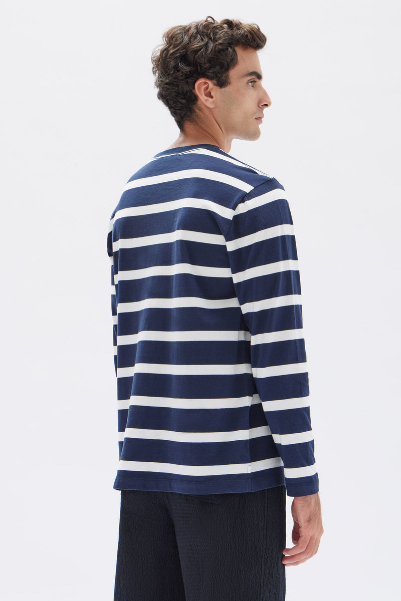 Tyler Stripe Long Sleeve Tee