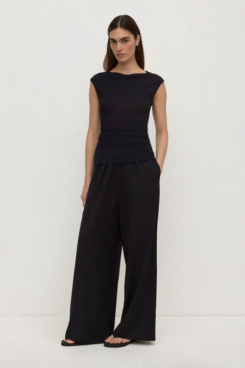 Mika Capped Sleeve Top