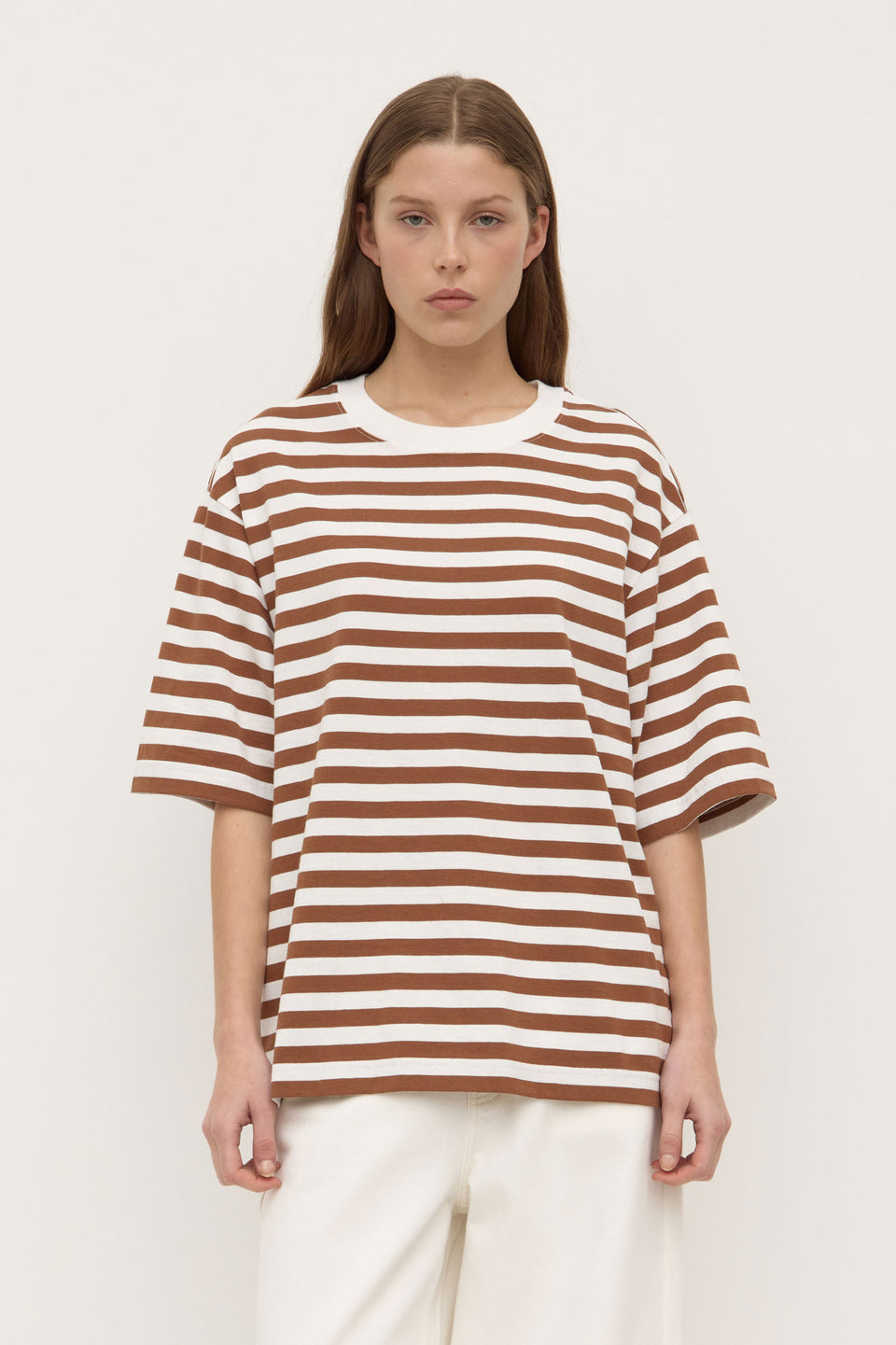 Monte Stripe Cotton Short Sleeve Tee