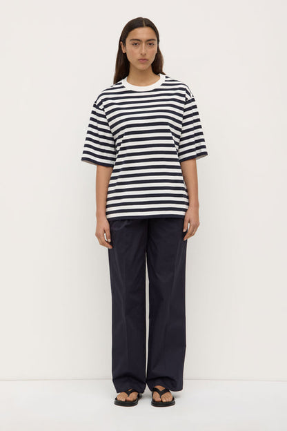 Monte Stripe Cotton Short Sleeve