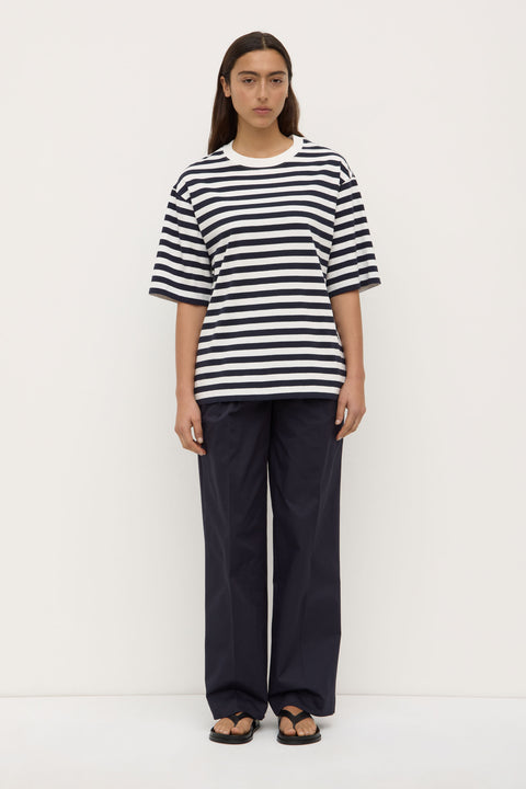 Monte Stripe Cotton Short Sleeve