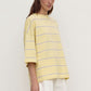 Nora Cotton Stripe Oversized Tee