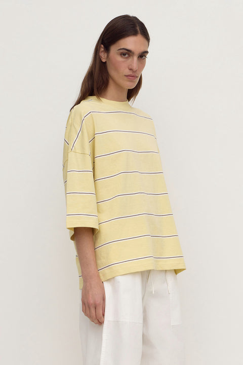 Nora Cotton Stripe Oversized Tee