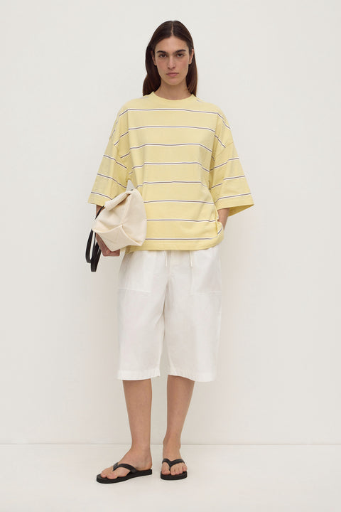 Nora Cotton Stripe Oversized Tee