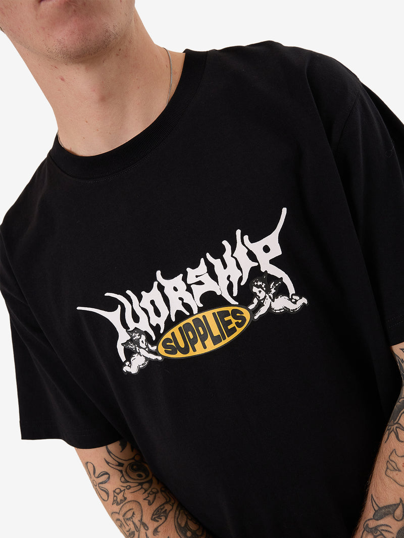 Messenger Tee Black