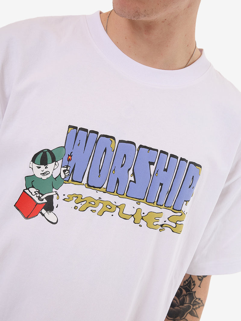 Pyrotechnics Tee White