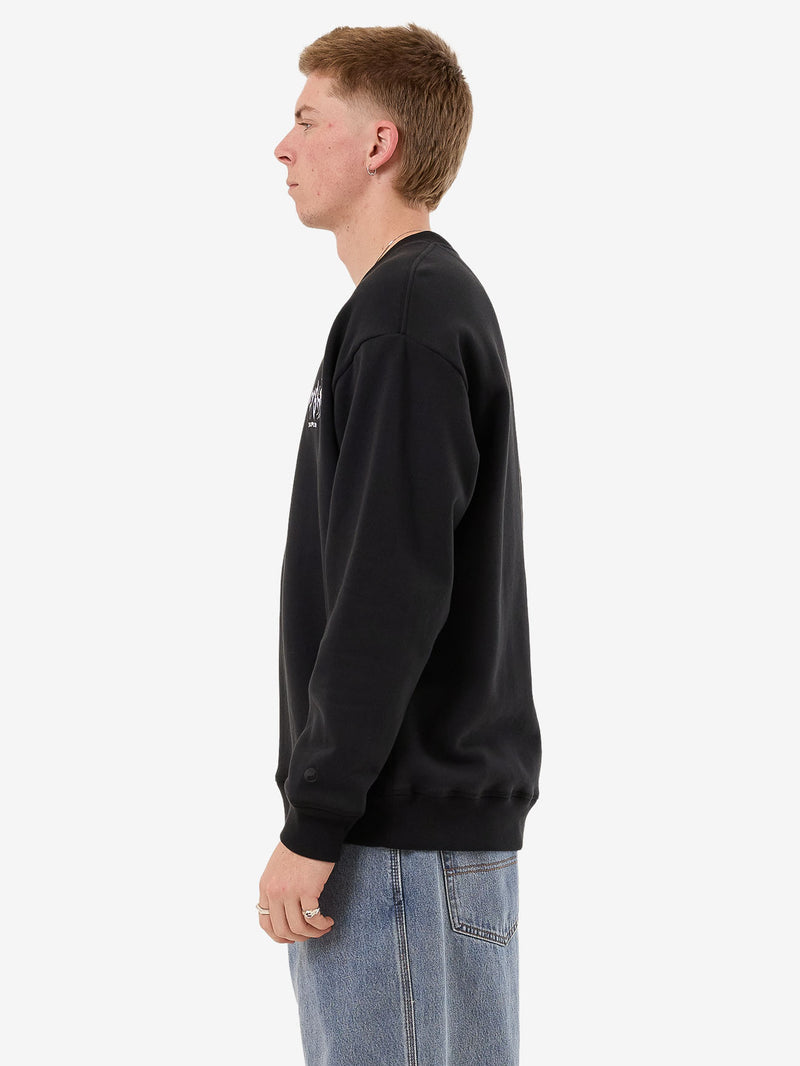 Diablo Fleece Crew Black