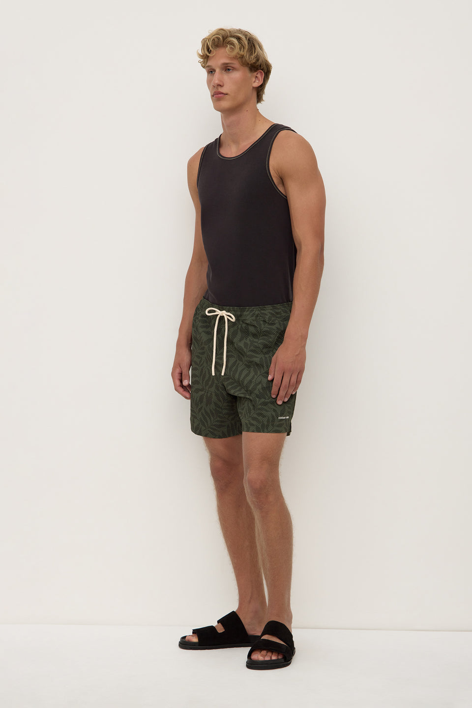 Palm Print Swim Short