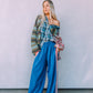 The Raving Hearts Pants Blue