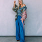 The Raving Hearts Pants Blue