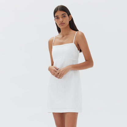 Selene Linen Mini Dress