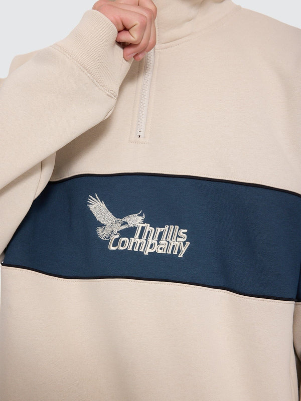 Between Chaos and Calm Quarter Zip Fleece