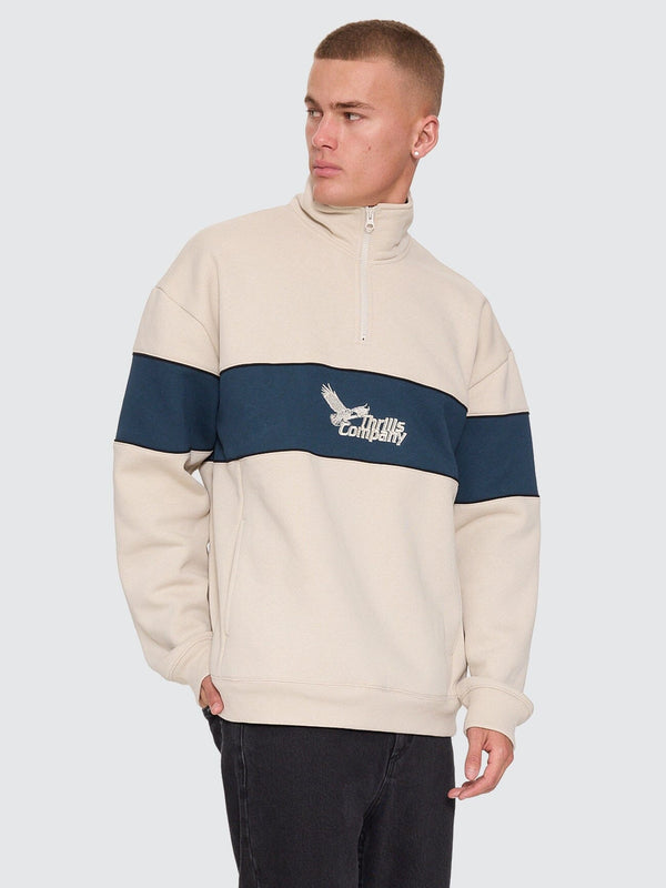 Between Chaos and Calm Quarter Zip Fleece