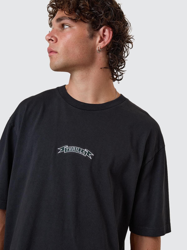 Pennant Embro Oversize Fit Tee