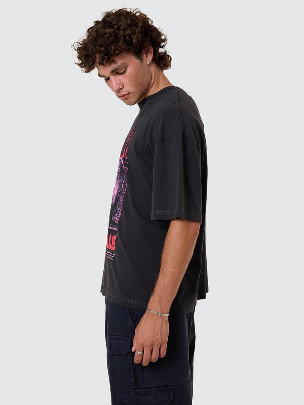 Constant Chaos Box Fit Oversize Short Tee
