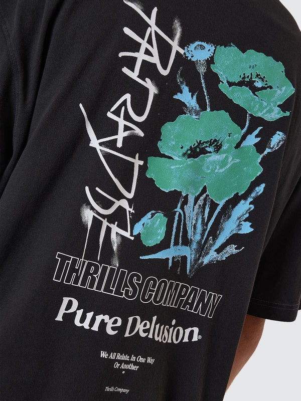 Pure Delusion Box Fit Oversize Short Tee