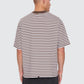 Primitive Stripe Oversize Box Crop Tee