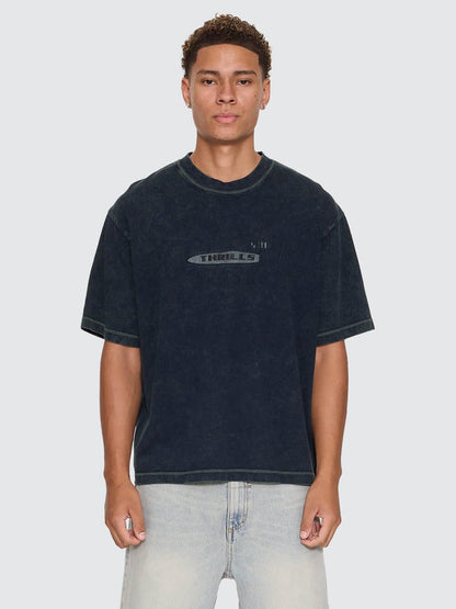 Filtered Embro Oversize Box Crop Tee