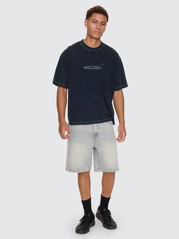 Filtered Embro Oversize Box Crop Tee