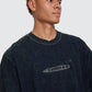 Filtered Embro Oversize Box Crop Tee