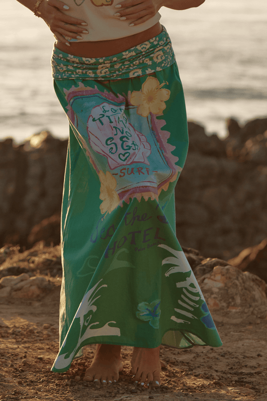 The Seas The Day Maxi Skirt