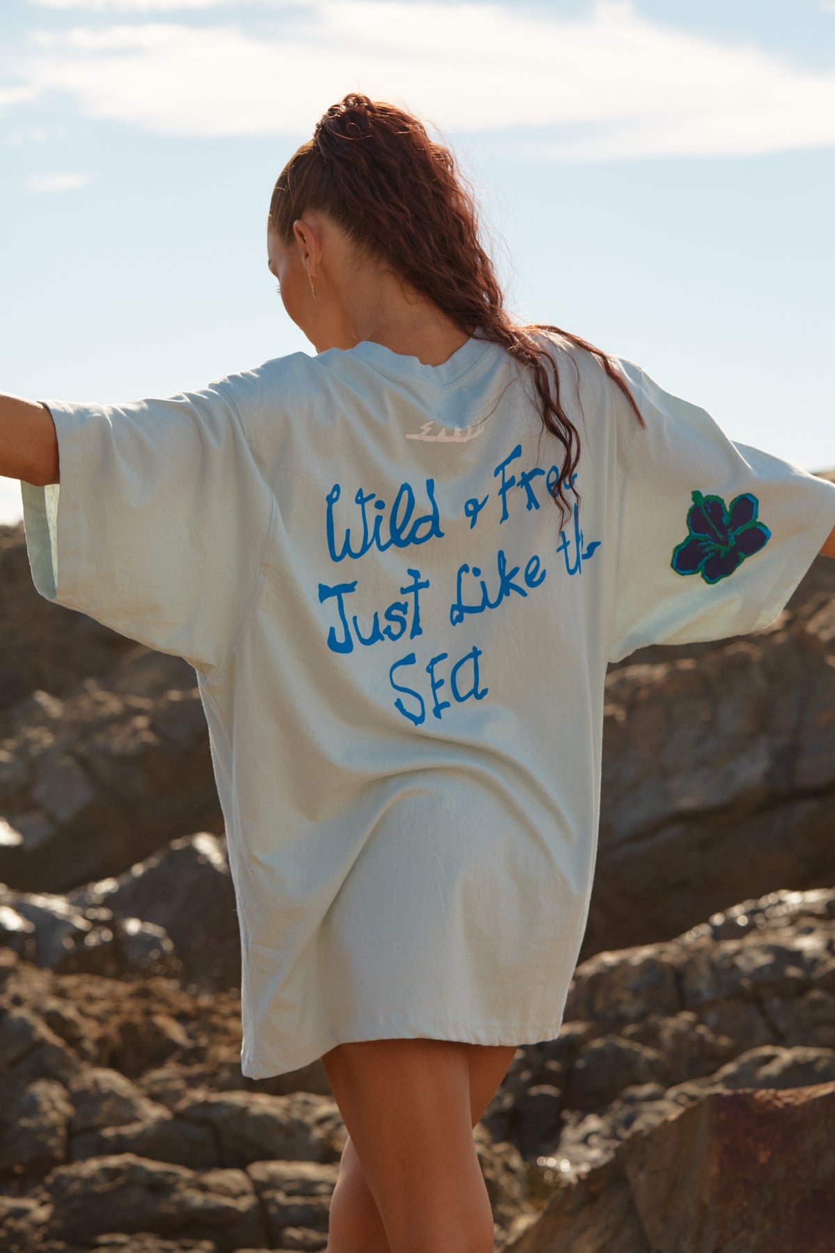The Very Oversized Resting Beach Face Tee