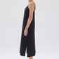 Vallory Linen Slip Dress Black