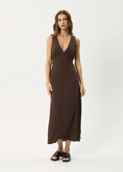 Focus Tully Seersucker Maxi Dress