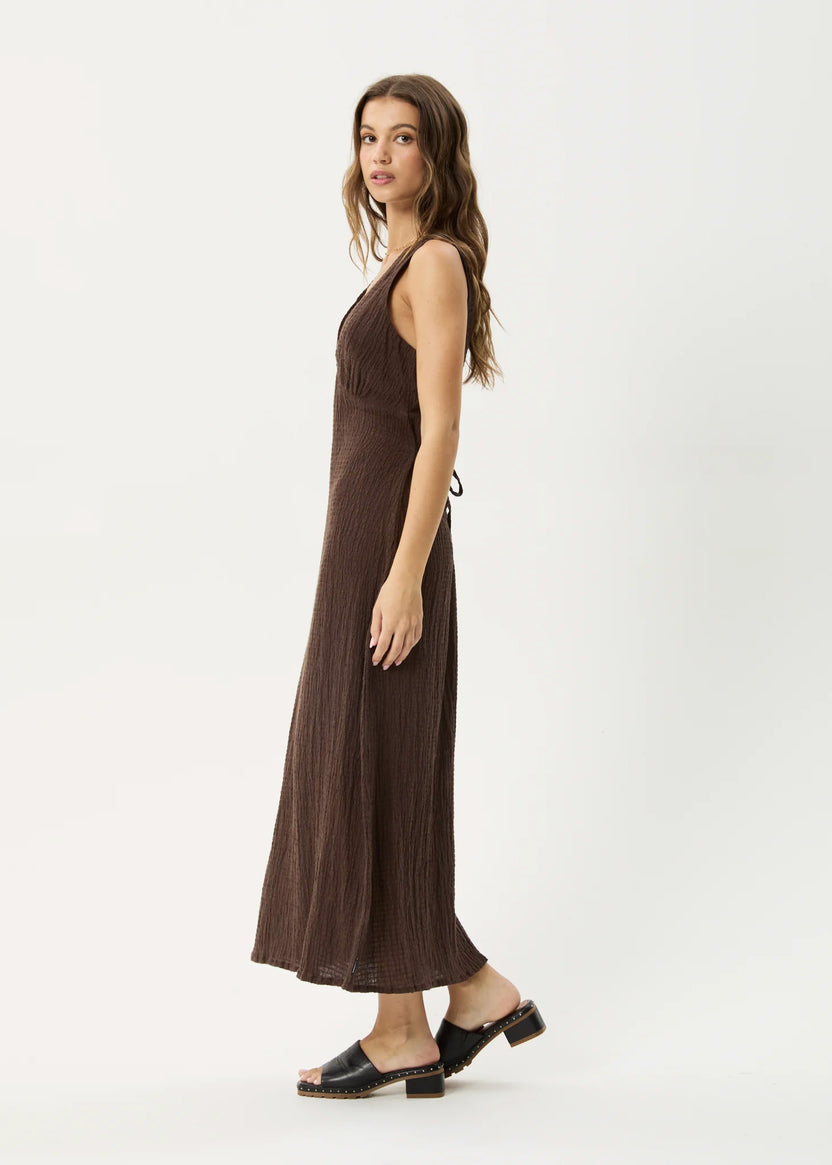 Focus Tully Seersucker Maxi Dress