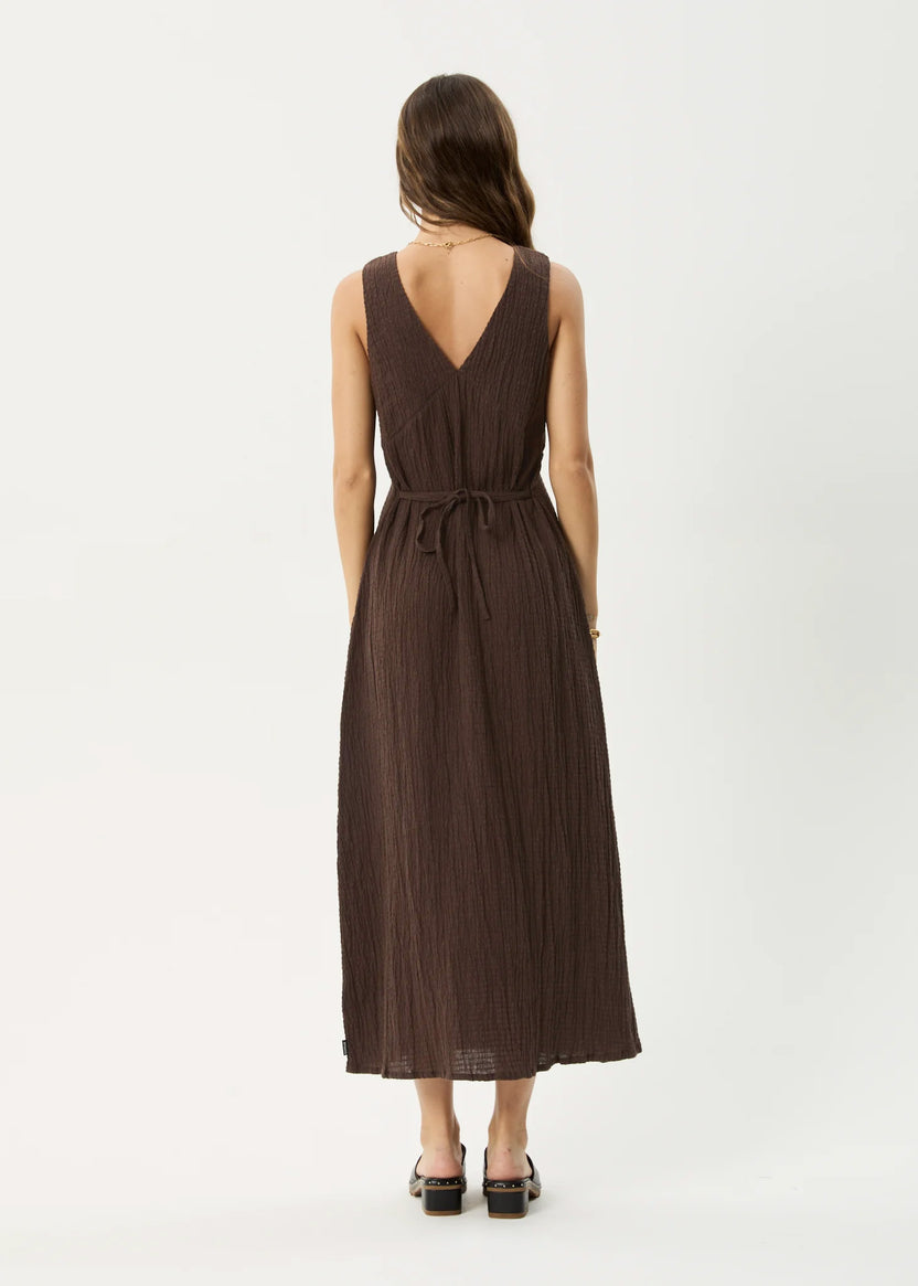 Focus Tully Seersucker Maxi Dress