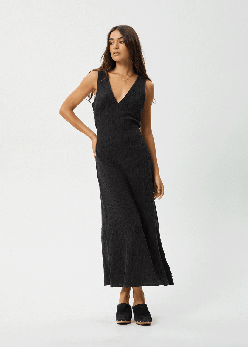 Focus Tully Seersucker Maxi Dress