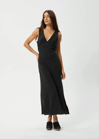 Focus Tully Seersucker Maxi Dress