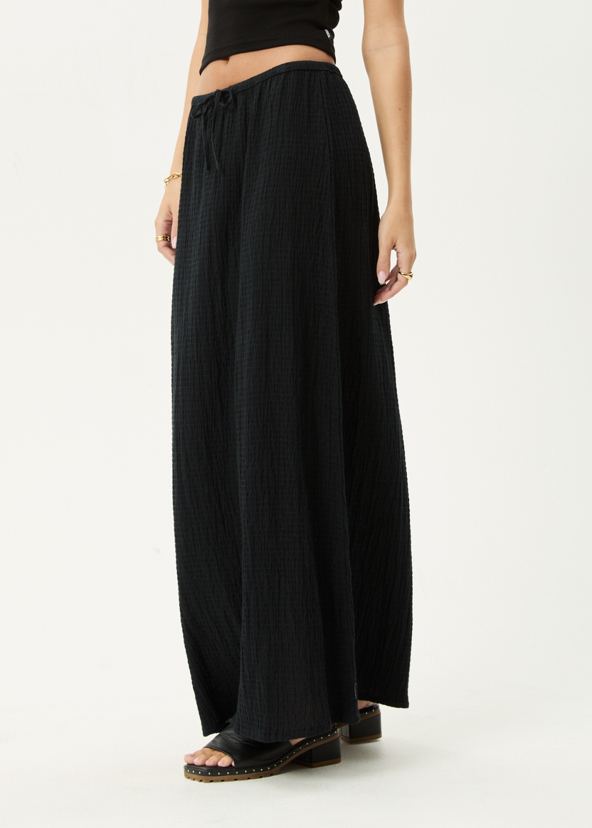 Focus Seersucker Maxi Skirt