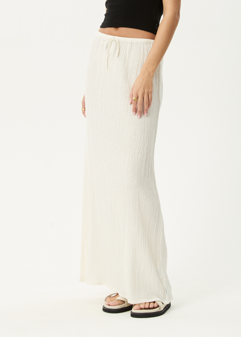 Focus Seersucker Maxi Skirt