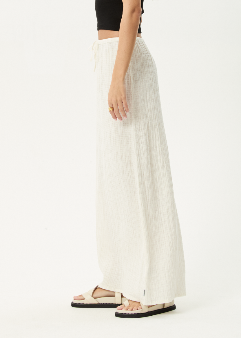 Focus Seersucker Maxi Skirt