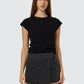 Night Shift Wrap Mini Skirt