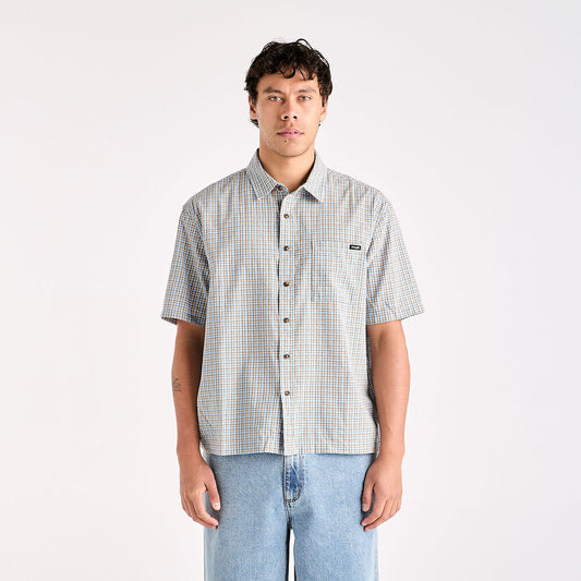 Boxcar Shirt Blue Check